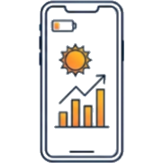 Icono de app de monitorización solar